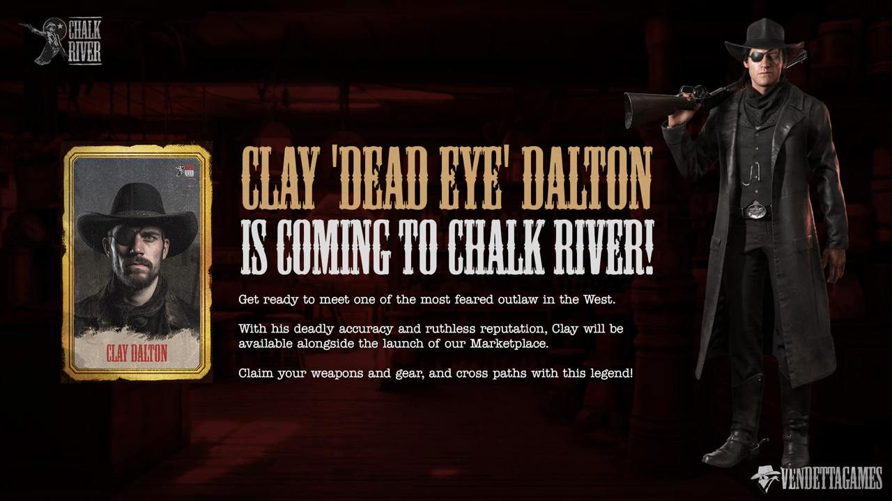 Clay "Dead Eye" Dalton, coming soon